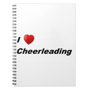 I Liebe Cheerleader Notizblock