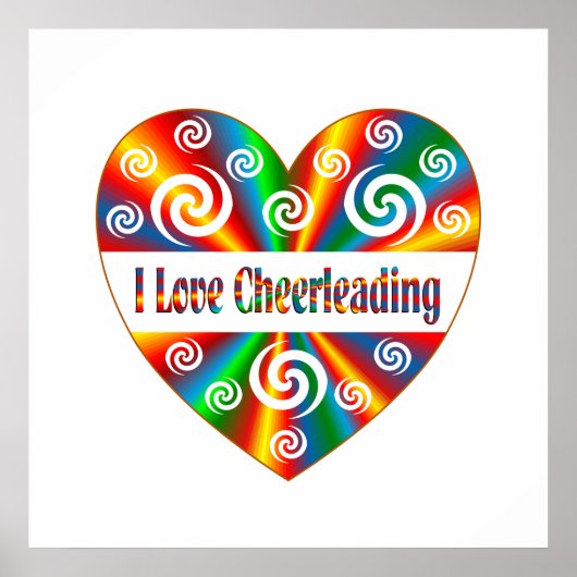 I Liebe Cheerleader Poster (Vorne)