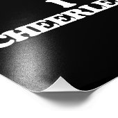 I LIEBE CHEERLEADING FOTODRUCK (Ecke)