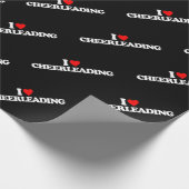 I LIEBE CHEERLEADING GESCHENKPAPIER (Ecke)