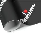 I LIEBE CHEERLEADING GESCHENKPAPIER (Rolleneckpunkt)