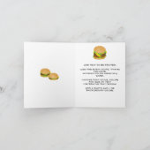 I Liebe Cheeseburgers Karte (Innenseite)