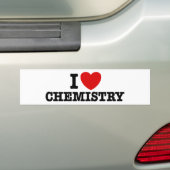 I Liebe Chemie Autoaufkleber (Auf Auto)