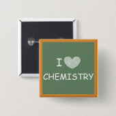 I Liebe-Chemie Button (Vorne & Hinten)