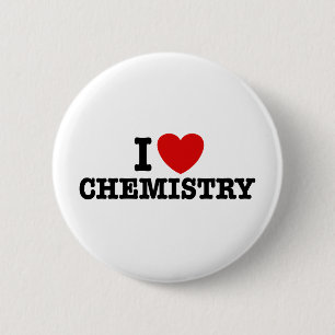 I Liebe Chemie Button