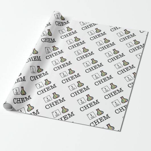 I Liebe-Chemie Geschenkpapier (Ungerollt)
