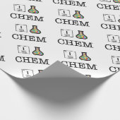 I Liebe-Chemie Geschenkpapier (Ecke)