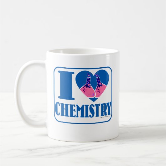 I Liebe Chemie Kaffeetasse (Links)