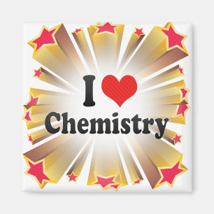 I Liebe-Chemie Magnet