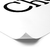 I Liebe Chemie Poster (Ecke)