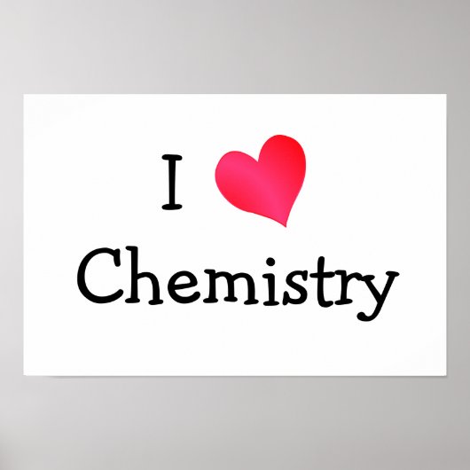 I Liebe Chemie Poster (Vorne)