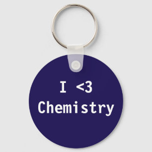 I Liebe Chemie Schlüsselanhänger