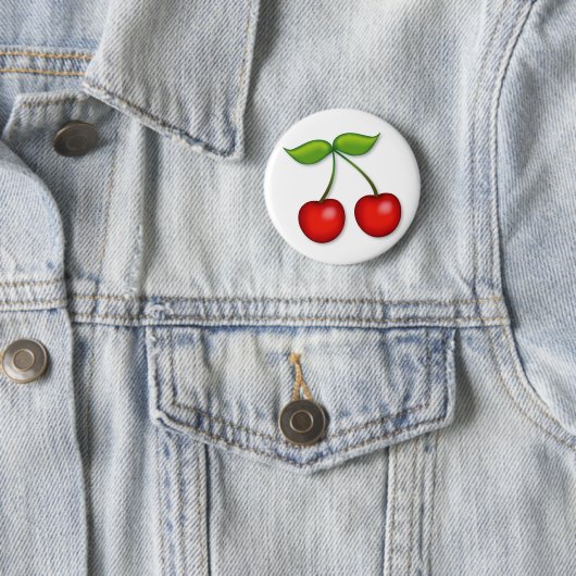 I Liebe Cherries Button (Beispiel)