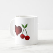 I Liebe Cherries Kaffeetasse (Vorderseite Links)