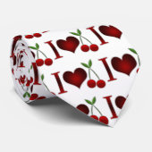I Liebe Cherries Krawatte (Gerollt)