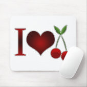 I Liebe Cherries Mousepad (Mit Mouse)