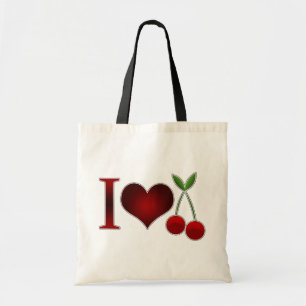 I Liebe Cherries Tragetasche