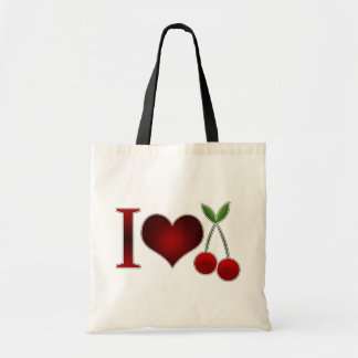 I Liebe Cherries Tragetasche