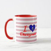 I Liebe Cherryvale, Kansas Tasse (Links)