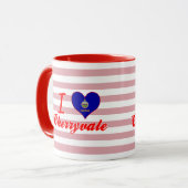 I Liebe Cherryvale, Kansas Tasse (Vorderseite Links)