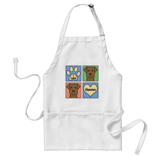 I Liebe-Chesapeake-Bucht-Retriever Schürze (Vorne)