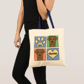 I Liebe-Chesapeake-Bucht-Retriever Tragetasche (Vorderseite (Produkt))