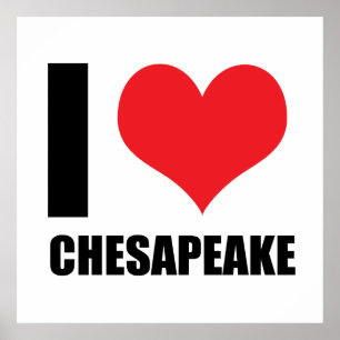 I Liebe Chesapeake Poster