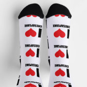 I Liebe Chesapeake Socken (Oben)