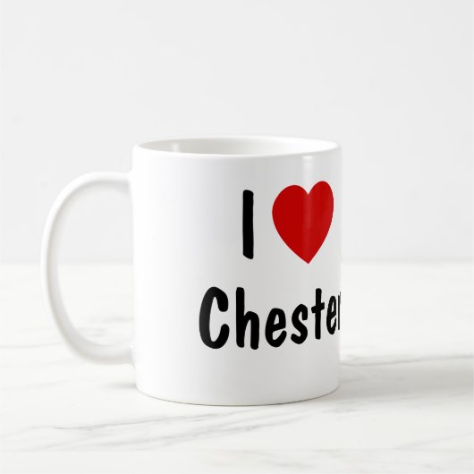 I Liebe Chester Kaffeetasse (Links)