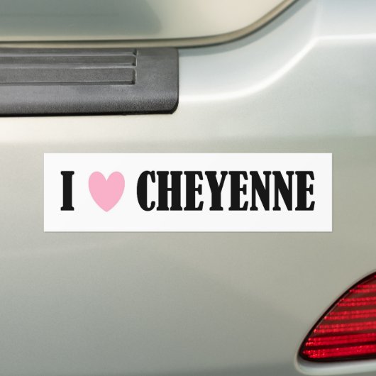 I LIEBE-CHEYENNE-AUTOAUFKLEBER AUTOAUFKLEBER (Auf Auto)