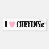 I LIEBE-CHEYENNE-AUTOAUFKLEBER AUTOAUFKLEBER (Vorne)