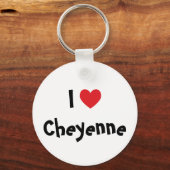 I Liebe Cheyenne Schlüsselanhänger (Vorderseite)