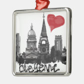 I Liebe Cheyenne Silbernes Ornament (Links)