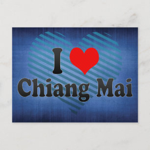 I Liebe Chiang Mai, Thailand Postkarte