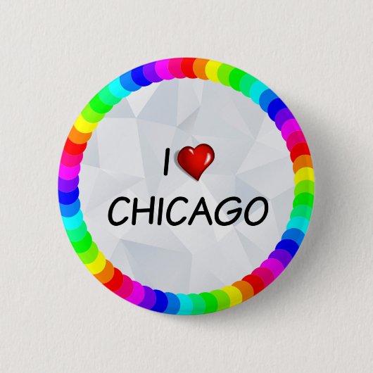 I Liebe Chicago Button (Vorderseite)