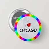 I Liebe Chicago Button (Vorne & Hinten)
