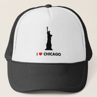 I Liebe Chicago - Freiheitsstatue Truckerkappe