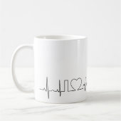 I Liebe Chicago in einer außerordentlichen ecg Art Kaffeetasse (Links)