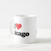 I Liebe Chicago Kaffeetasse (Vorderseite Links)