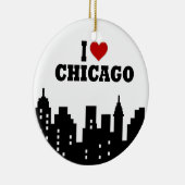 I Liebe Chicago Keramikornament (Rechts)