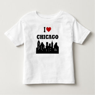 I Liebe Chicago Kleinkind T-shirt