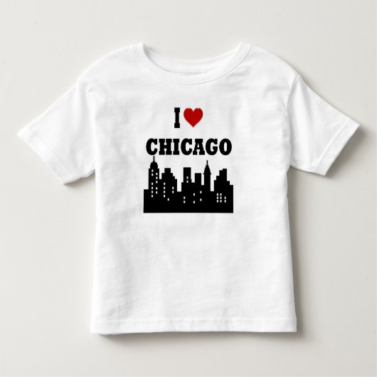 I Liebe Chicago Kleinkind T-shirt (Vorderseite)