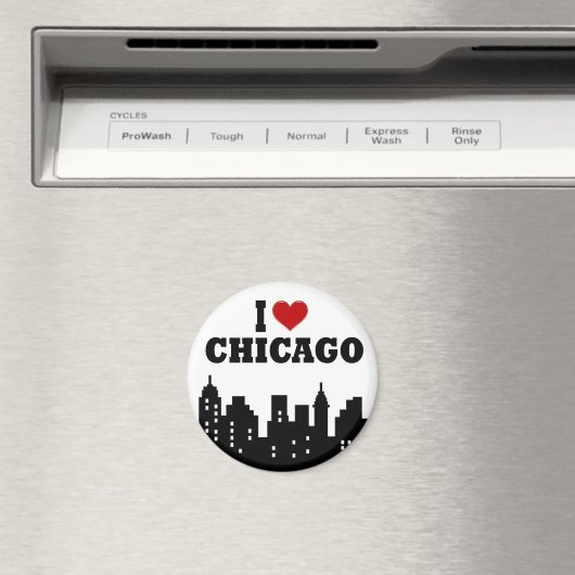 I Liebe Chicago Magnet (In Situ (Geschirrspüler))