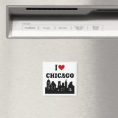 I Liebe Chicago Magnet (In Situ (Geschirrspüler))