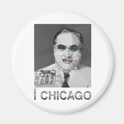 I LIEBE CHICAGO-Magnet Magnet (Vorne)