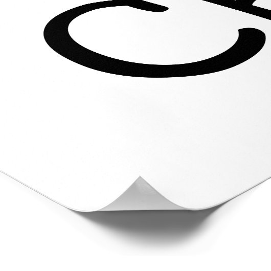 I Liebe Chicago Poster (Ecke)