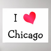 I Liebe Chicago Poster (Vorne)