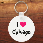 I Liebe Chicago Schlüsselanhänger (Vorderseite)