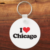 I Liebe Chicago Schlüsselanhänger (Vorderseite)