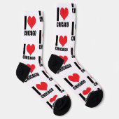 I Liebe Chicago Socken (Rechts)